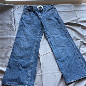 medium blue jeans
